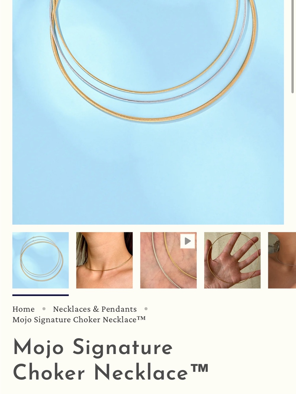 Signature Mojo Choker 18K Gold